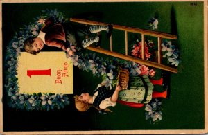 New Year With Children Buon Anno