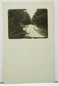 RPPC Farm Dirt Road Real Photo Postcard H12