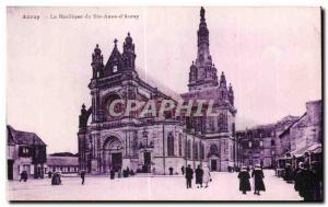 Old Postcard Auray The Basilica of St. Anne of Auray