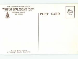 Pre-1980 HOTEL SCENE Pittsburgh Pennsylvania PA H0484