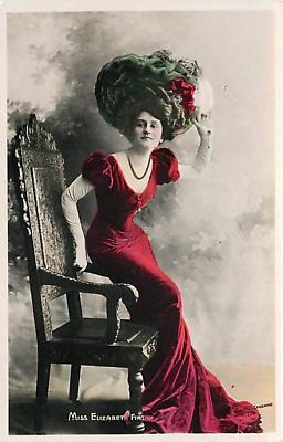 MISS ELIZABETH FIRTH-TINTED PHOTO-COSTUME-EARLY-T40025