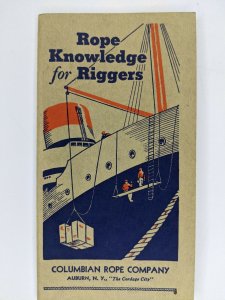 Richards Conover Hardware Kansas City OK Columbian Rope Knowledge Riggers Vtg 3R