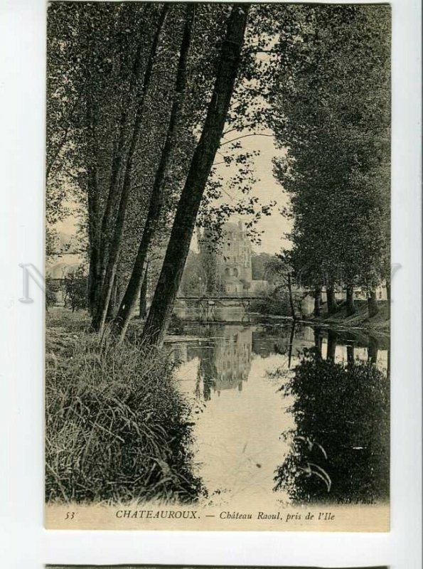 3131628 FRANCE CHATEAUROUX pris de l'lle Vintage RPPC to RUSSIA