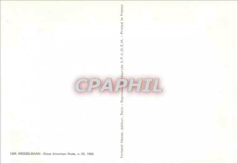 Postcard Modern Wesselmann Great American Nude
