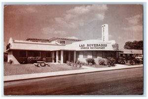 Las Novedades Spanish Restaurant Roadside Daytona Beach Florida FL Postcard