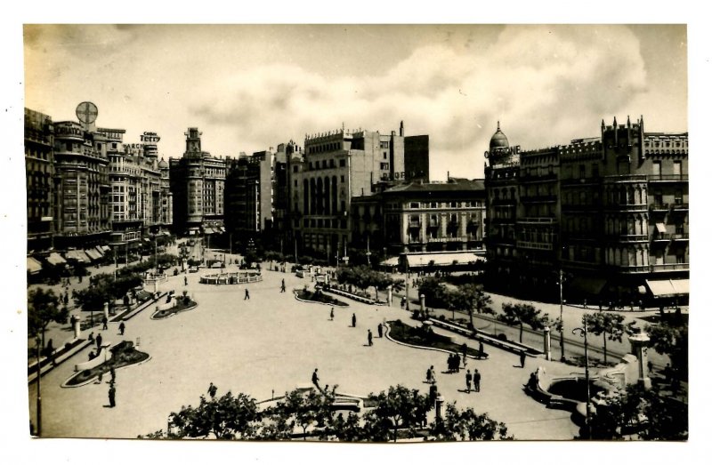 Spain - Valencia. Caudillo Square   *RPPC