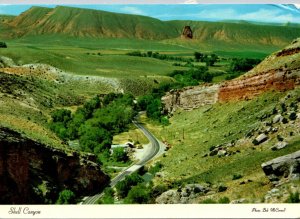 Wyoming Big Horn Mountains Shell Canyon and The Red Pillar On US 14