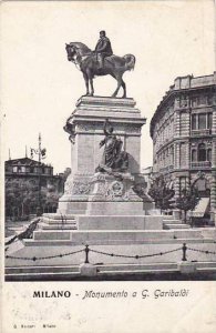 Italy Milano Monumento a G Garibaldi 1906