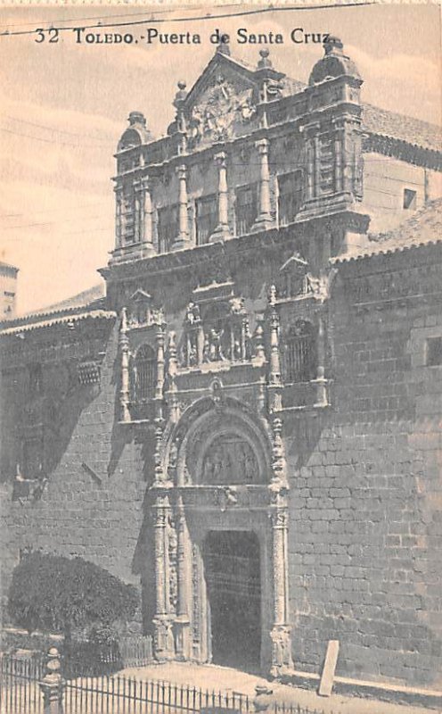 Toledo Puerta de Santa Cruz Spain Unused 