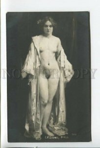 432278 RUSSIA Dudin sketch of a naked girl vintage postcard