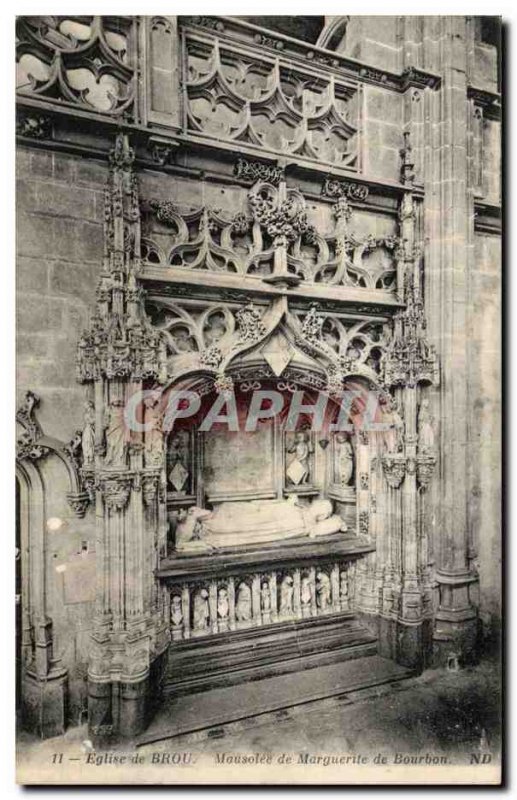 Old Postcard Bourg Brou Church Mausoleum of Margaret of Bourbon