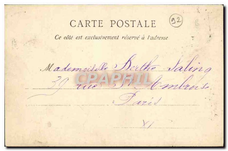 Old Postcard St Cloud Bridge and Devil allee