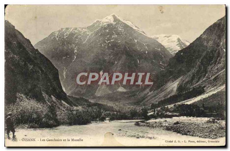 Old Postcard The Oisans Gauchoirs and Muzelle