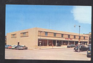 SISSETON SOUTH DAKOTA SD STAVIG DEPARTMENT STORE OLD CARS VINTAGE POSTCARD