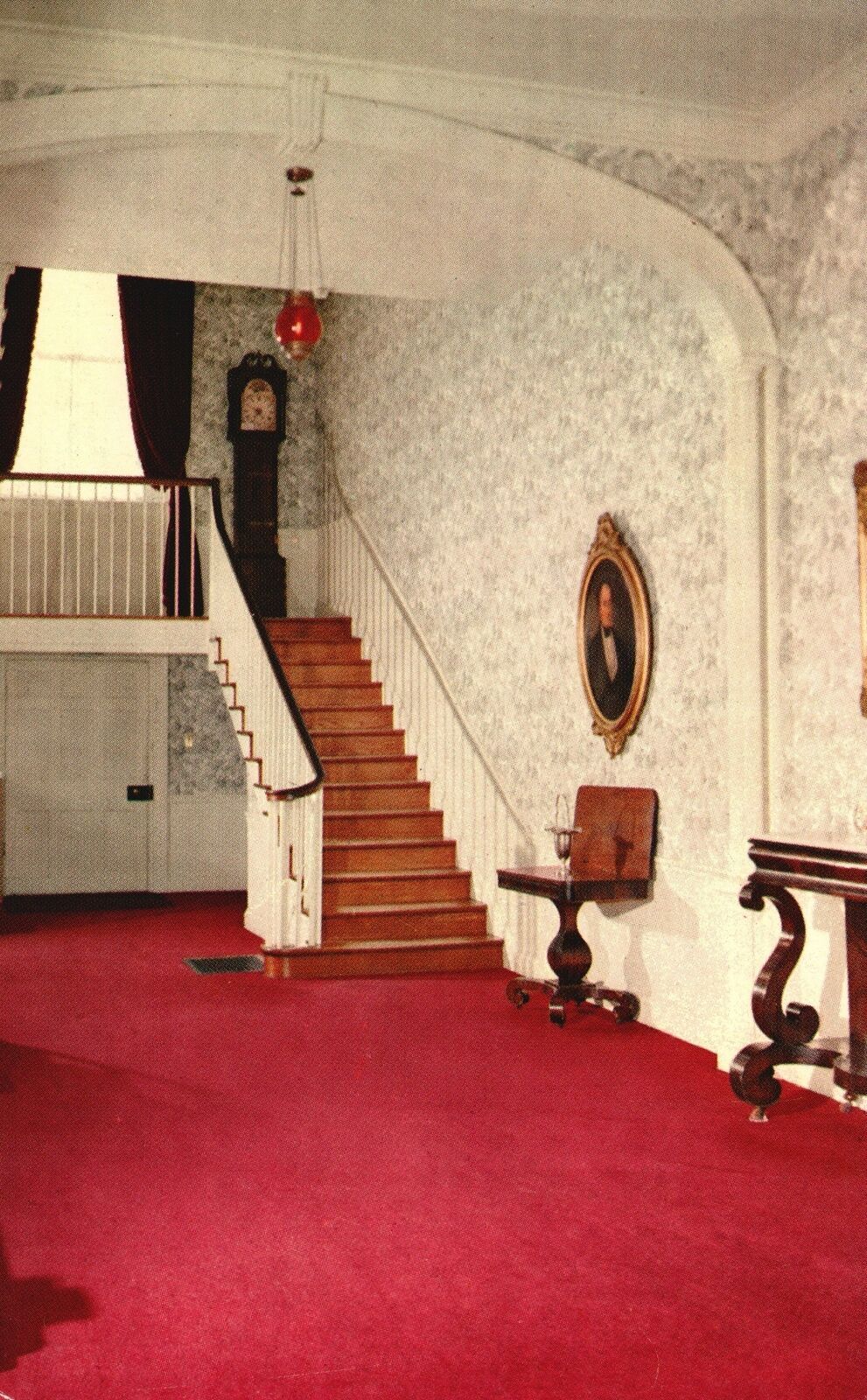 Vintage Postcard Main Entrance Hall My Old Kentucky Home State Shrine