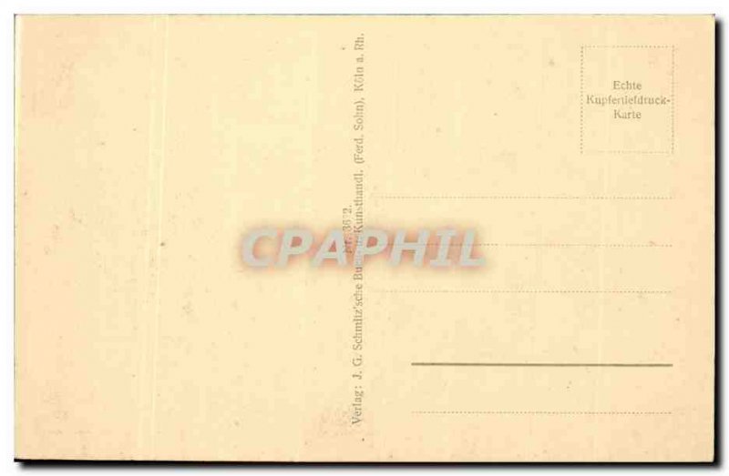 Postcard Old Koln Abenstimmung