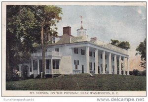 Mount Vernon On The Potomac Near Washington DC 1908