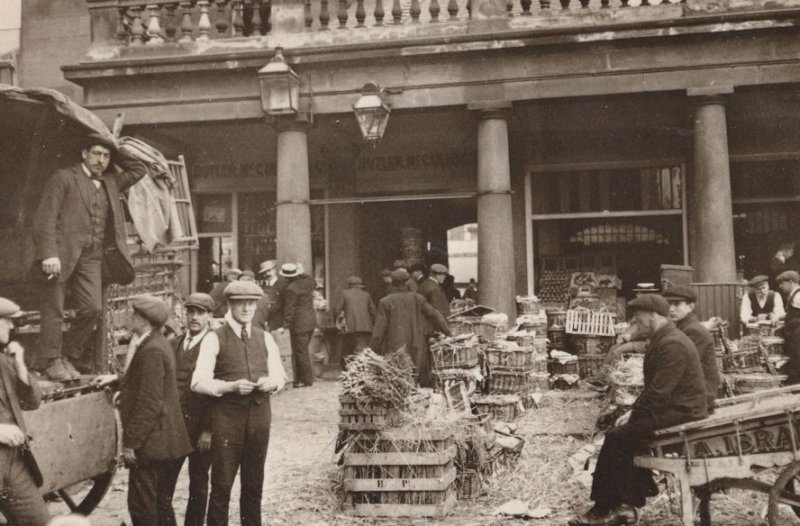 Covent Garden in 1912 London Postcard