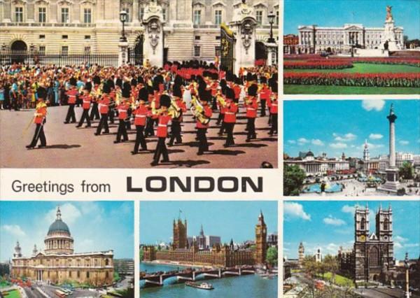 England Greetings From London Multi View 1972