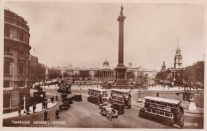 RPPC Trafalgar Square, London, England