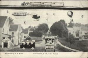 Sanbornville NH Future Fantasy c1910 Postcard