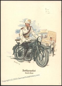 Germany 1939 SS Traffic Police Verkehrspolizei  Deutschen Polizei Series  111552