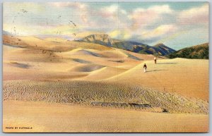 Vtg San Luis Valley Colorado CO Great Sand Dunes National Monument Postcard