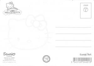 Hello Kitty postcard teddy bear