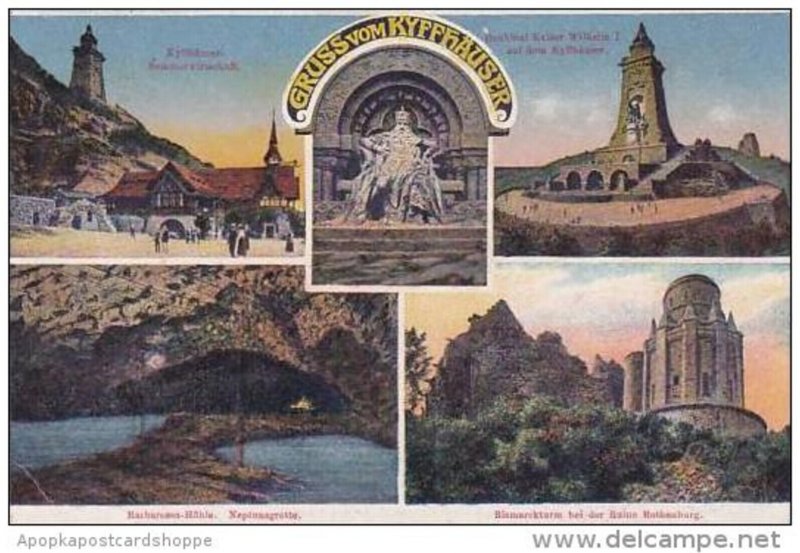 Germany Kyffhaeuser Gruss Aus Multi View 1921