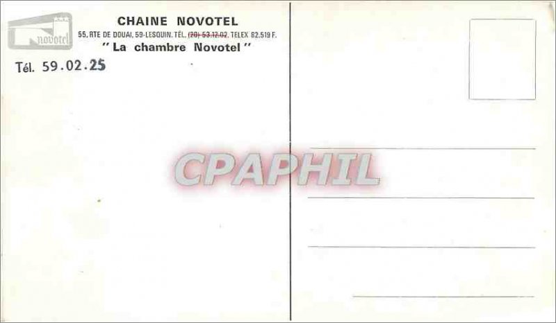 Postcard Modern chain Novotel The Novotel Room