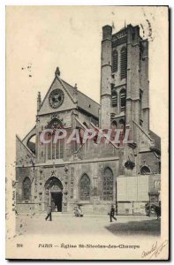 Postcard Old Paris Church St Nicolas des Champs