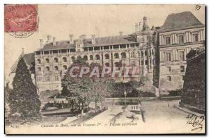 Old Postcard Cbateau Blois wing Francois 1er