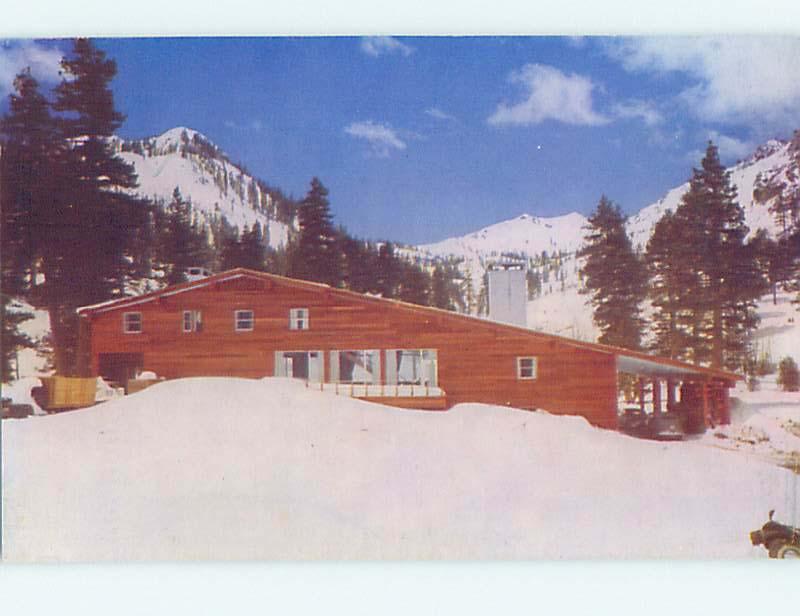 Unused Pre-1980 LODGE SCENE Squaw Valley Lodge California CA J6767-22