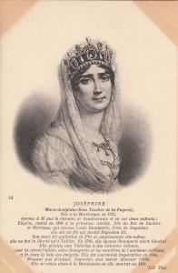 Marie Josephine Rose Tascher de la Pagerie royalty postcard