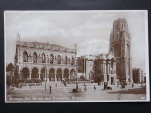 Bristol MUSEUM ART GALLERY AND UNIVERSITYc1948 RP Postcard by A.G.S. & Co