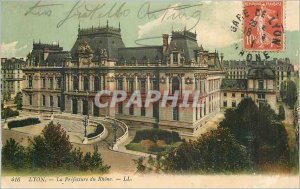 Old Postcard Lyon Rhone Prefecture