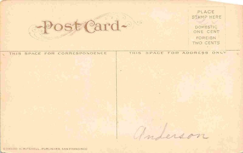 Custom House Tiajuana Mexico 1910c postcard