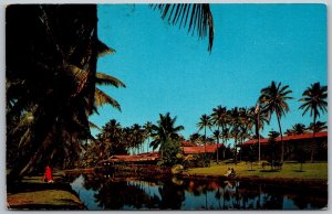 Kauai Hawaii 1973 Postcard Coco Palms Resort Hotel
