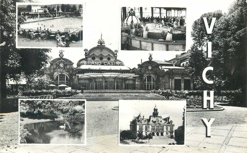 Postcard France Vichy Allier Casino