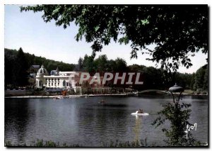 Modern Postcard Bagnoles de l'Orne Orne Lake and Casino