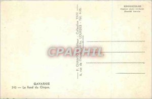 Modern Postcard Gavarnie Circus background