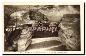Old Postcard Cave Caves The Padirac Lake Great Courses