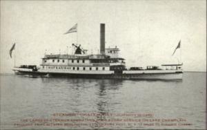 LAKE CHAMPLAIN VT Steamer Steamship \Chateaugay\ c1910