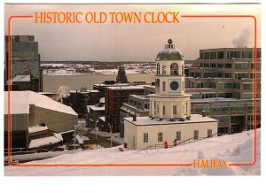 Historic Town Clock, Metro Center, Winter, Halifax, Dartmouth, Nova Scotia