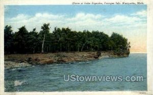 Shore of Lake Superior - Marquette, Michigan MI  