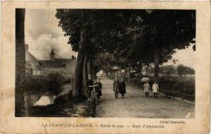 CPA La Chapelle-la-Reine - Entrée du Pays - Route d'Ampanville (292544)