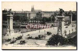 Paris-Le Pont Alexandre -Carte Old Post