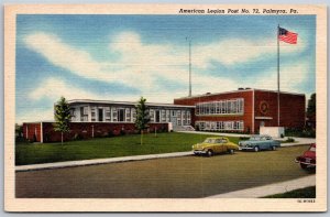 Vtg Palmyra Pennsylvania PA American Legion Post No. 72 1950s View Old Postcard