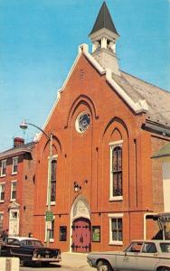 DOVER, DE Delaware  WESLEY METHODIST CHURCH  50's Car  Chrome Postcard