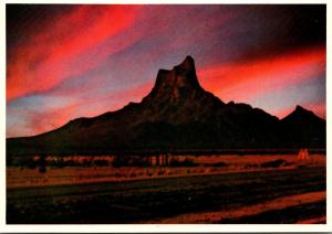 Arizona Sunset Over Picacho Peak